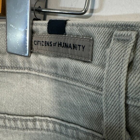 NWT Citizens of Humanity Olivia High Rise Slim Ankle Jeans Light Zinc COH 32 - Picture 3 of 8